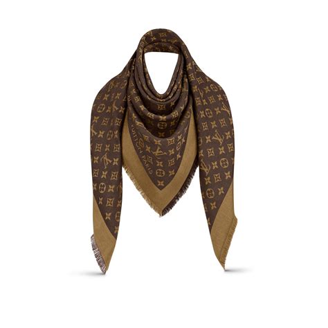 louis vuitton black denim shawl|louis vuitton brown monogram scarf.